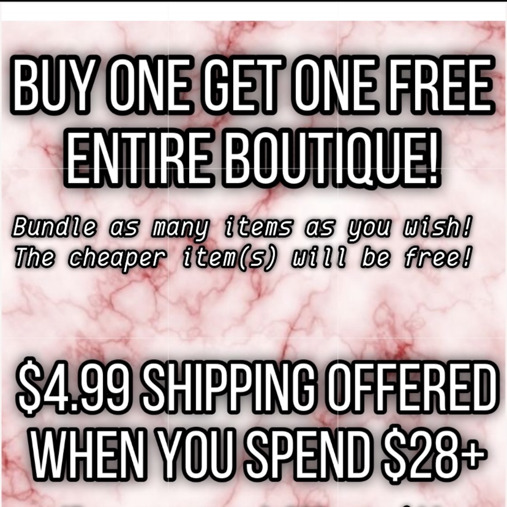 COPY - BOGO AND DISCOUNTED SHIPPING!